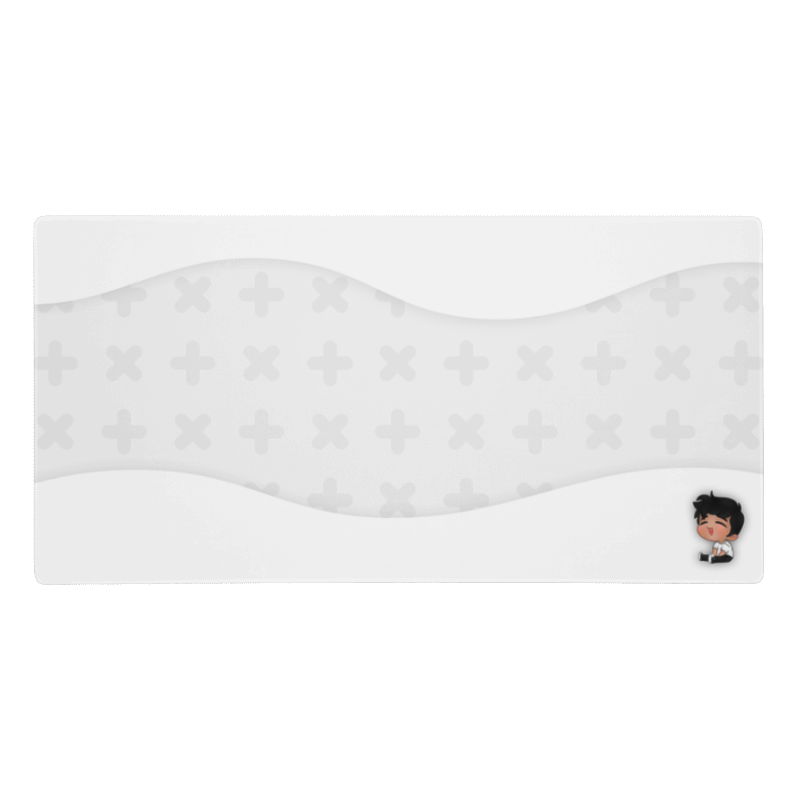 rafarooni Deskmat - White