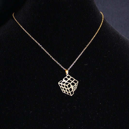 Stainless Steel 3x3 Necklace